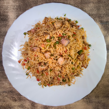 Chicken Chilly Garlic Fried Rice